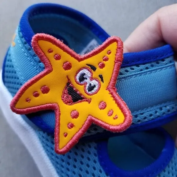 ADIDAS Superstar 360 Primeblue Starfish Toddler Girl Sandal Blue Size 8.5