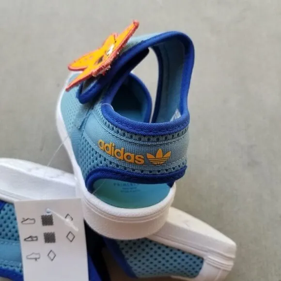 ADIDAS Superstar 360 Primeblue Starfish Toddler Girl Sandal Blue Size 8.5