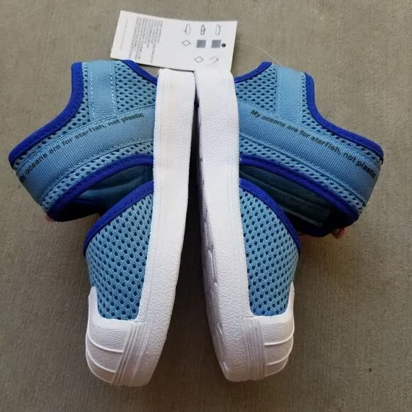 ADIDAS Superstar 360 Primeblue Starfish Toddler Girl Sandal Blue Size 8.5