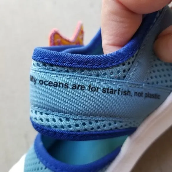 ADIDAS Superstar 360 Primeblue Starfish Toddler Girl Sandal Blue Size 8.5