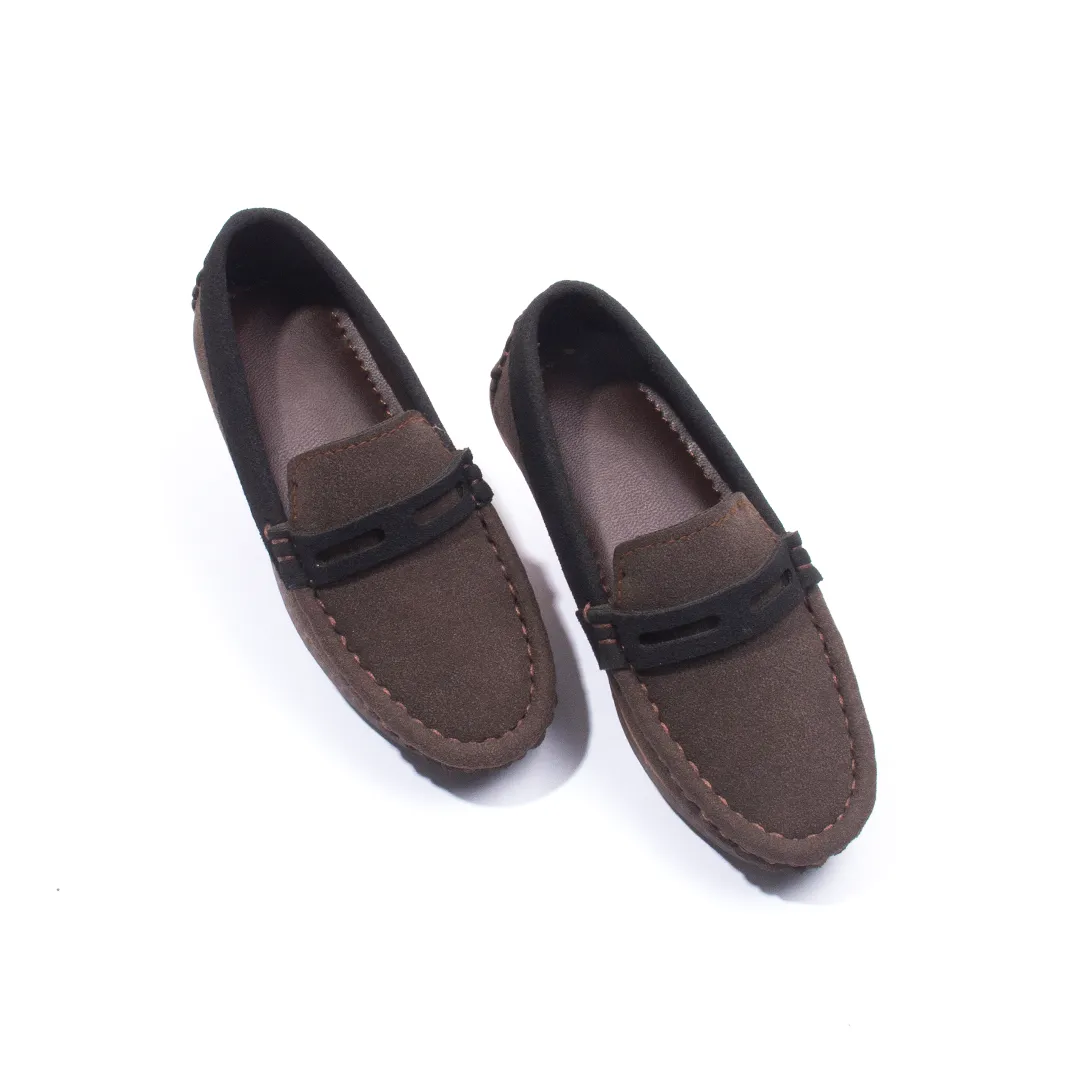Baby Boy Light Brown Fancy Loafers