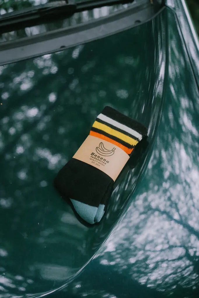 Banana Seasons Merino Thin-Knit Tech Crew Socks