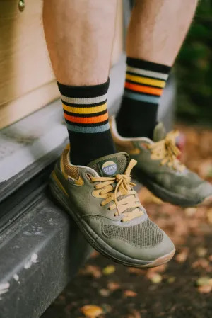 Banana Seasons Merino Thin-Knit Tech Crew Socks
