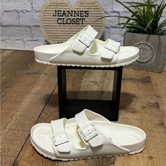 Birkenstock Arizona Eva white sandals men’s 10 womens 12