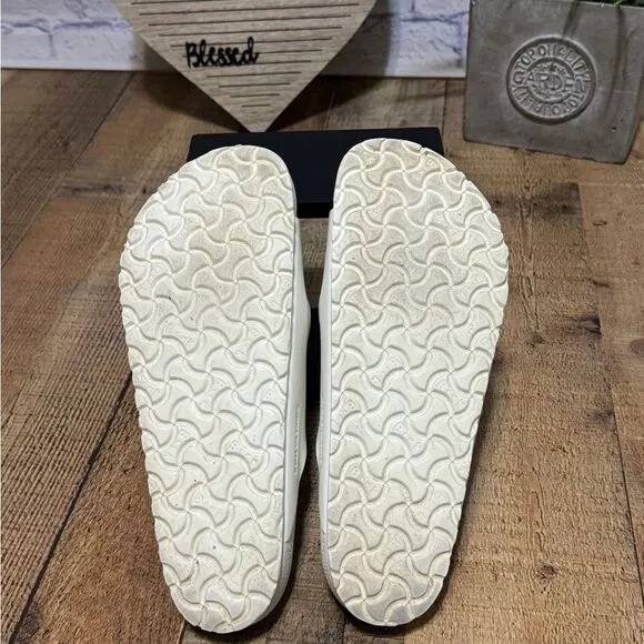 Birkenstock Arizona Eva white sandals men’s 10 womens 12