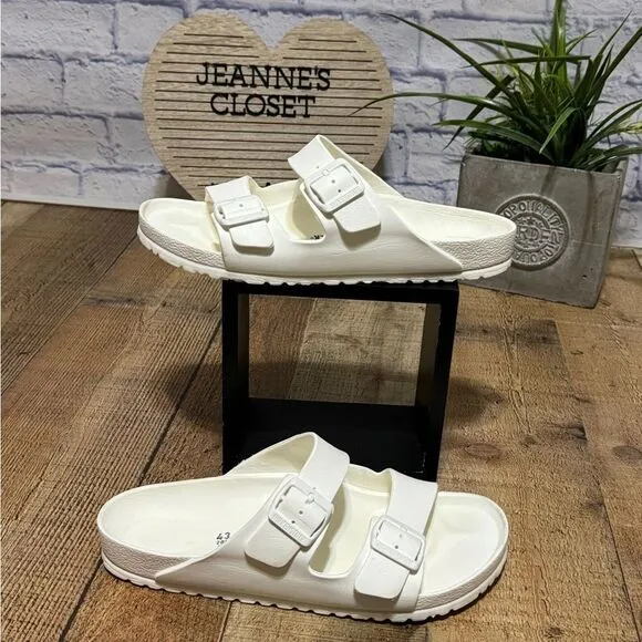 Birkenstock Arizona Eva white sandals men’s 10 womens 12
