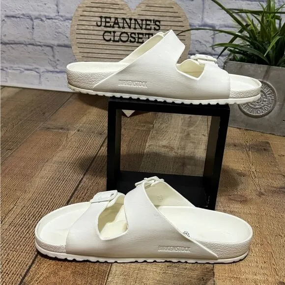 Birkenstock Arizona Eva white sandals men’s 10 womens 12