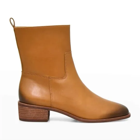 Botkier Romona Leather Zip Booties size 7