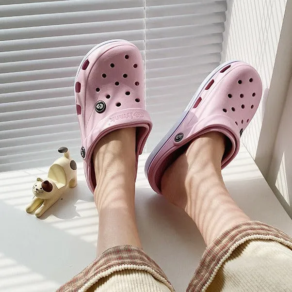 Breathable Waterproof Rubber Slipper Sandal Clogs