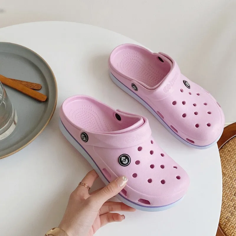 Breathable Waterproof Rubber Slipper Sandal Clogs
