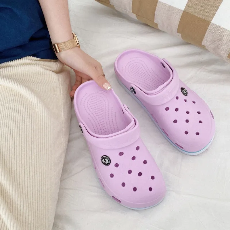 Breathable Waterproof Rubber Slipper Sandal Clogs