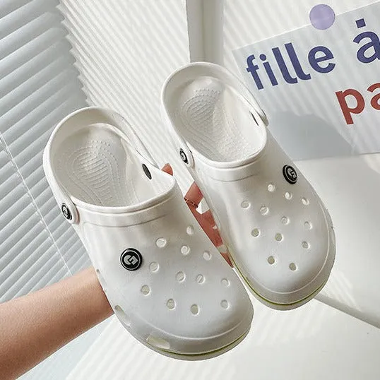 Breathable Waterproof Rubber Slipper Sandal Clogs