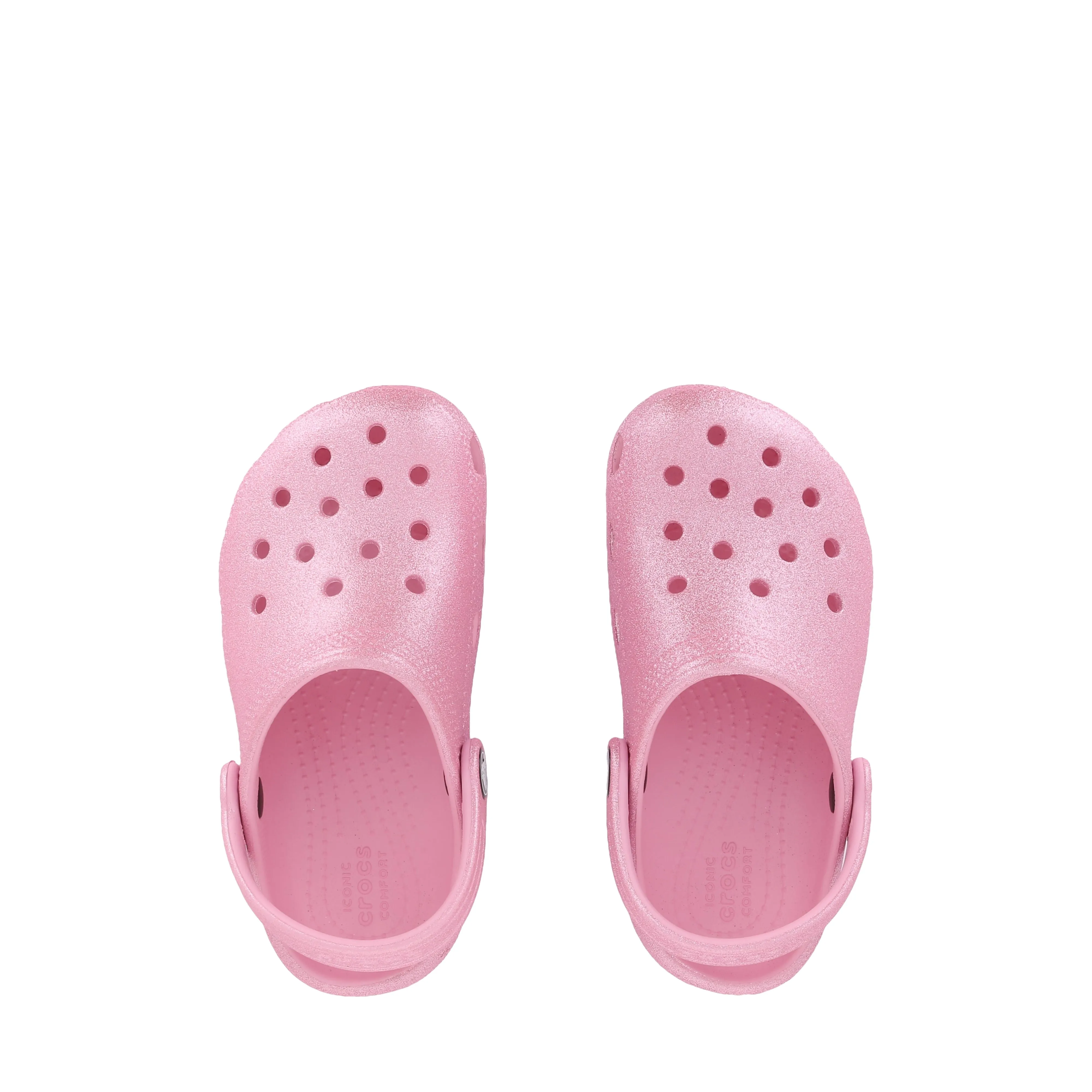 CLASSIC GLITTER CLOG KIDS - PINK TWEED GLITTER