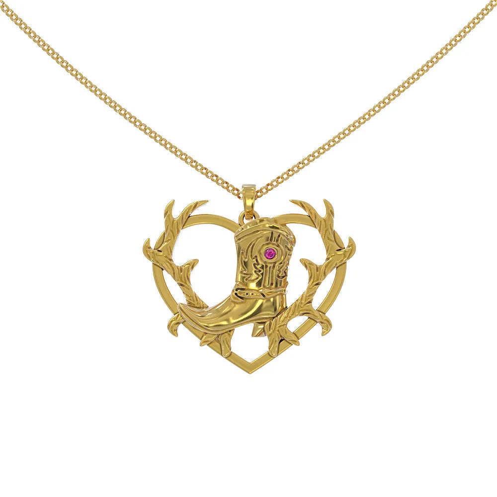 Country girl boots Necklace