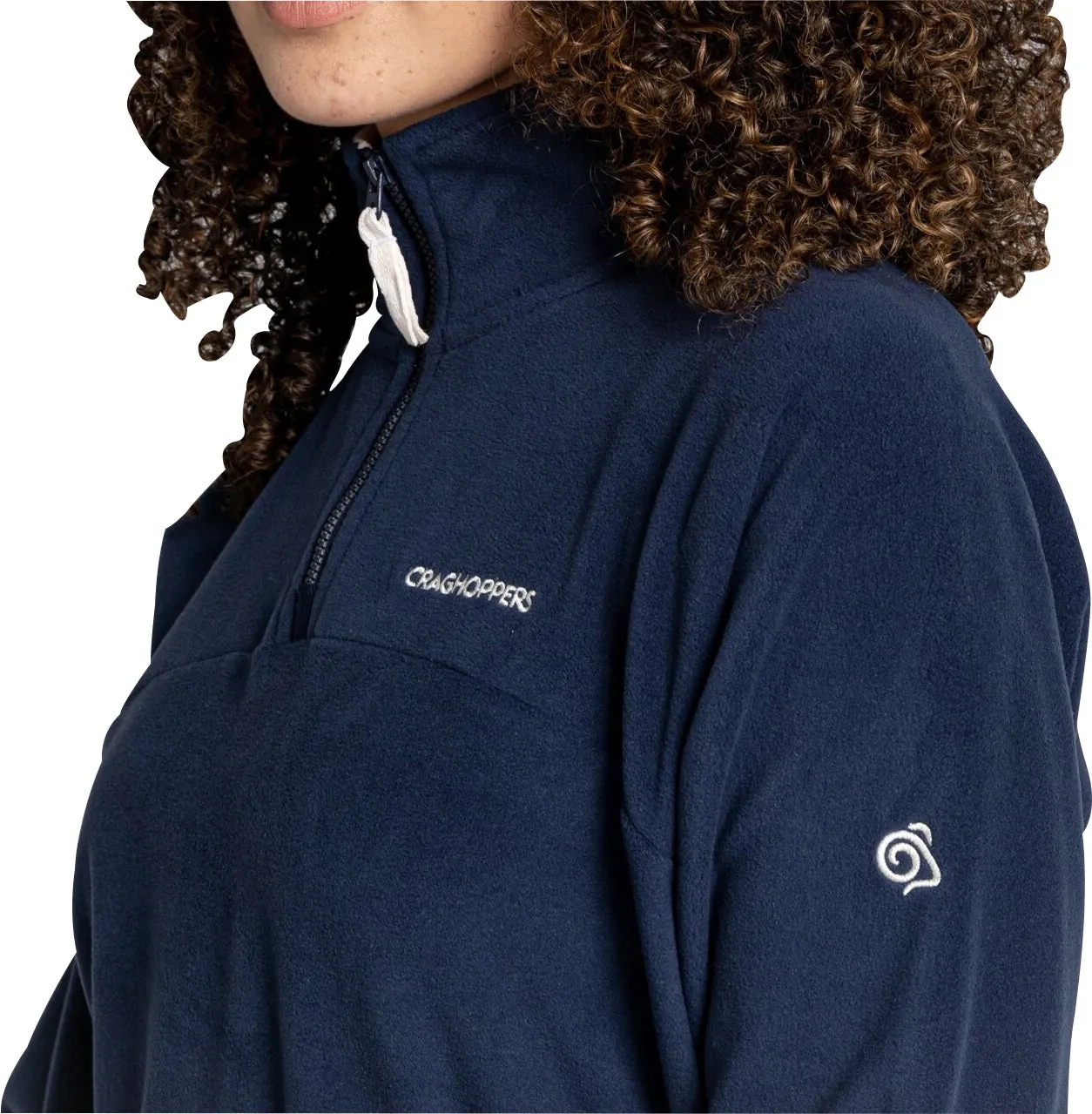Craghoppers Lani Half Zip Long Sleeve Womens Fleece Top - Blue