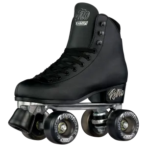 Crazy Retro Roller Skates Black