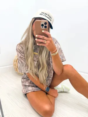 Dark Camo Oversized Tee
