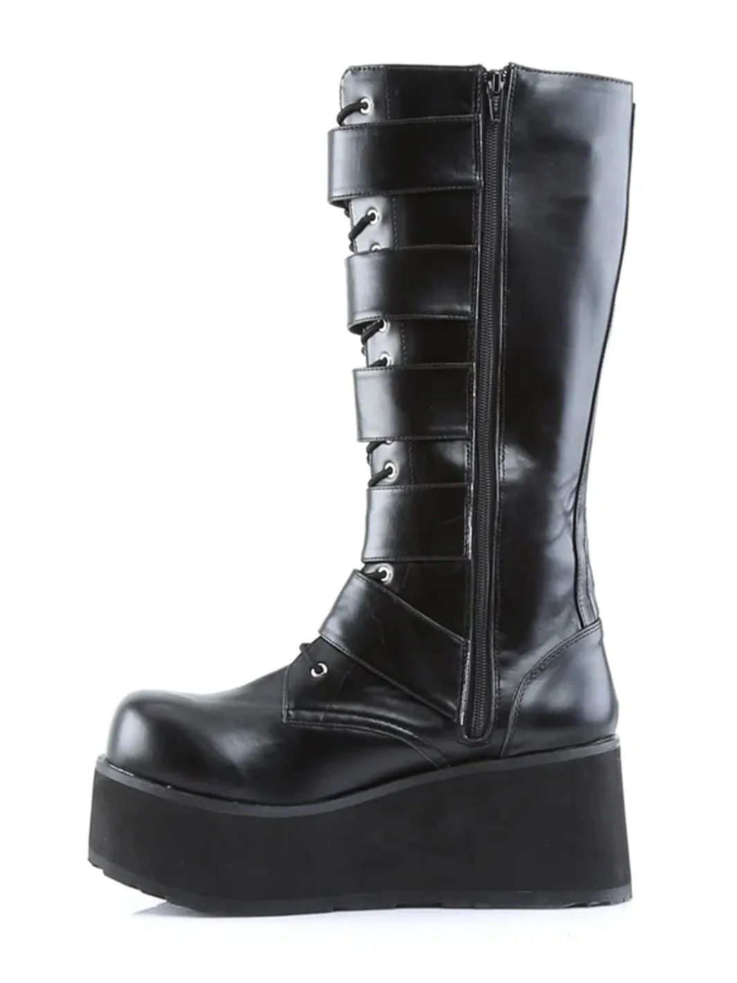 DEMONIA TRASHVILLE-518 - BLACK VEGAN LEATHER ✰ PRE ORDER ✰