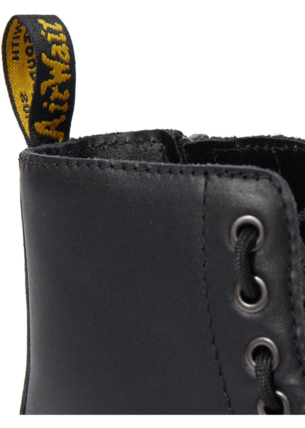 Dr. Martens 1460 Pascal Front Zip Nappa Boots Black