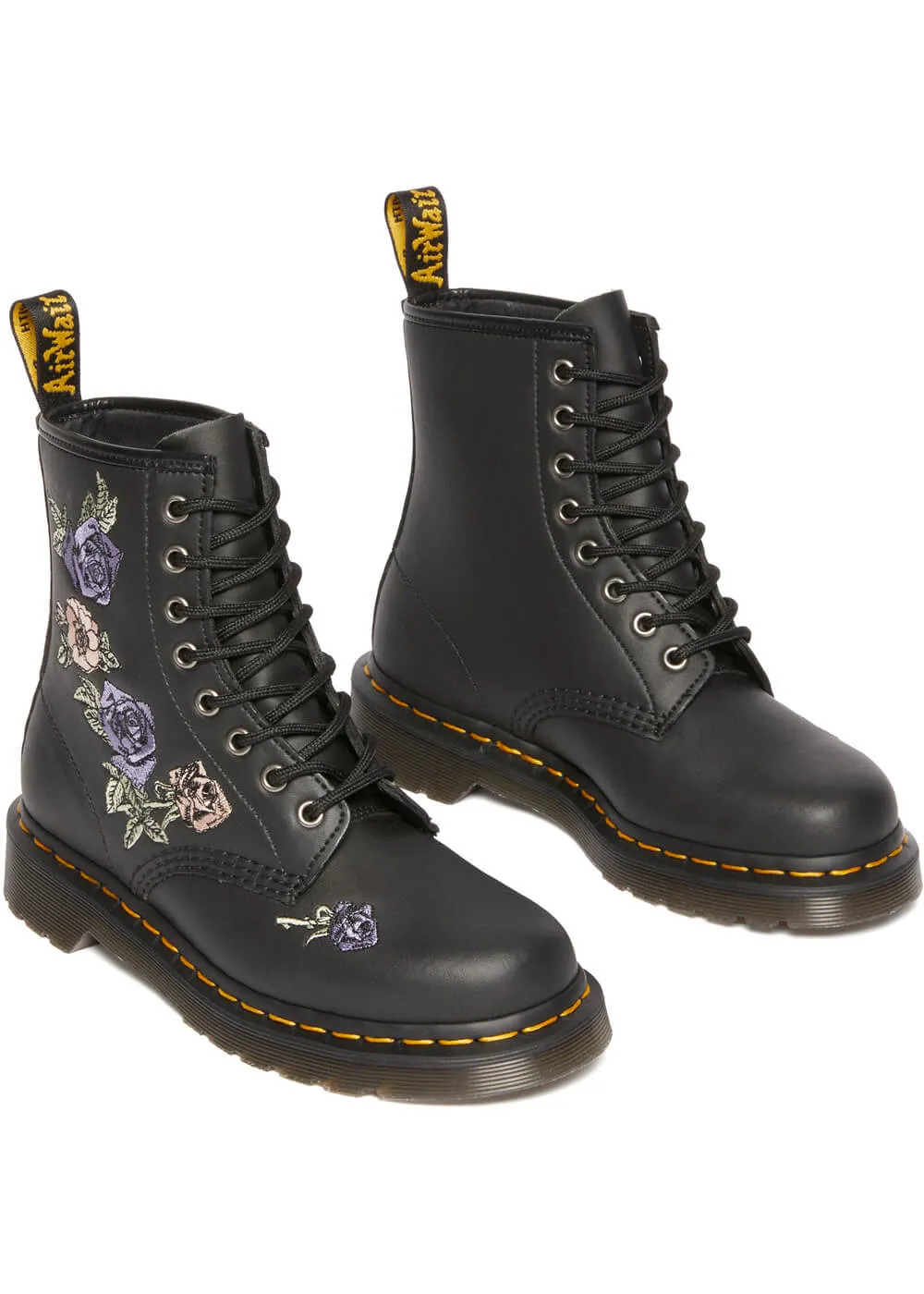 Dr. Martens 1460 Vonda Genix Leather Boots Black