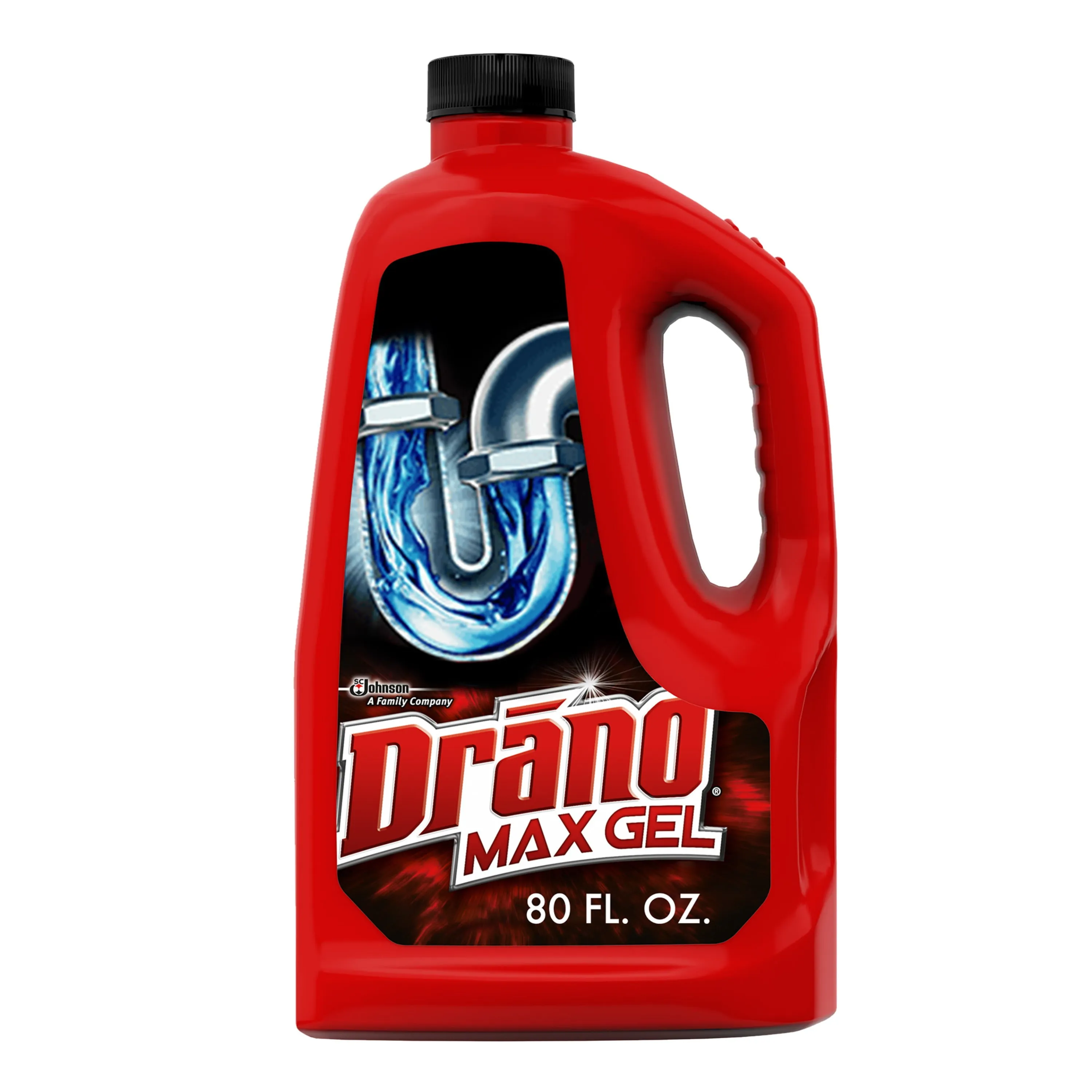 Drano Max Gel Drain Clog Remover and Cleaner for Shower or Sink Drains 80 Oz