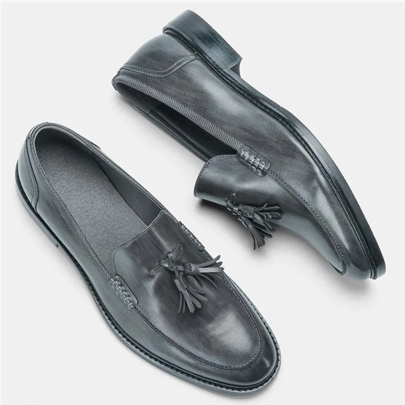 Explore men's leather loafers for a versatile blend of casual and formal business dress.
