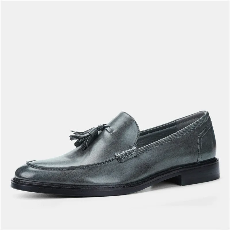Explore men's leather loafers for a versatile blend of casual and formal business dress.