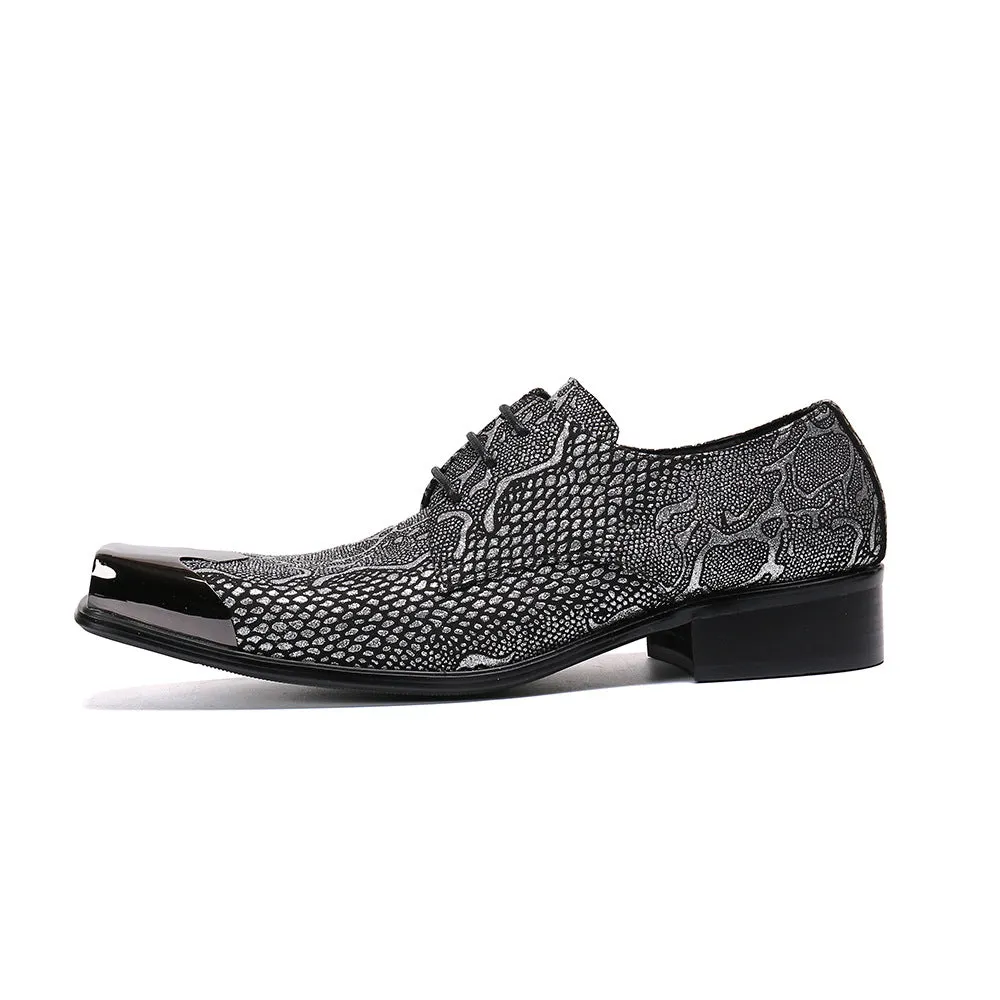 Fashion men's formal wear business leather shoes 2020 new summer British style square toe loafers wedding shoes cowhide shoes trend