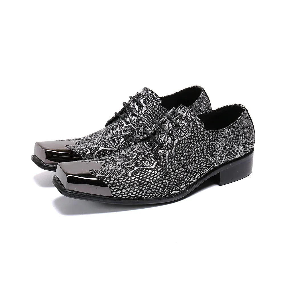 Fashion men's formal wear business leather shoes 2020 new summer British style square toe loafers wedding shoes cowhide shoes trend