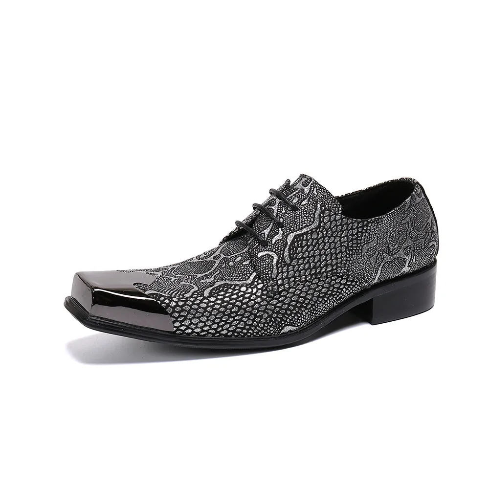 Fashion men's formal wear business leather shoes 2020 new summer British style square toe loafers wedding shoes cowhide shoes trend