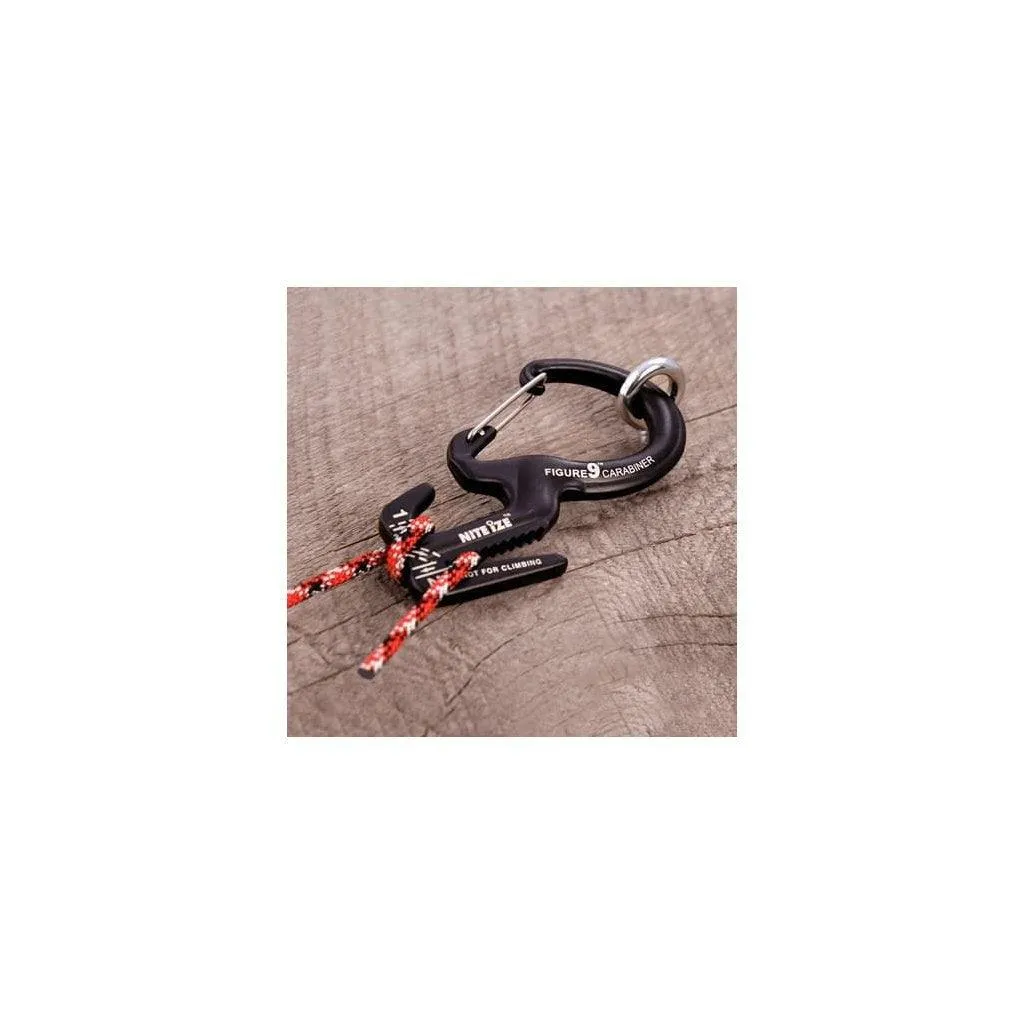 FIGURE 9 CARABINER ROPE TIGHTENER in metal color - small S - Combo set (2ks)