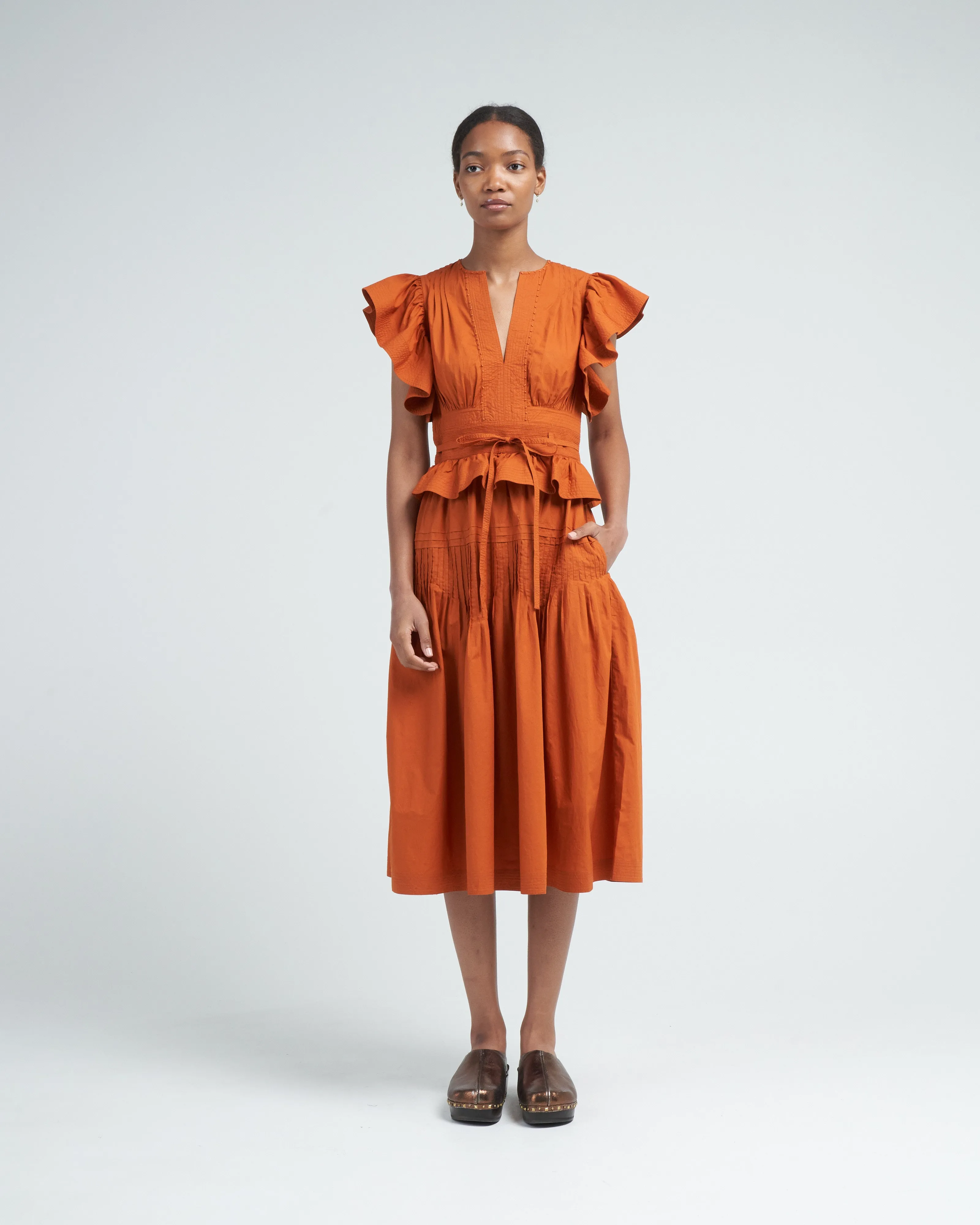 florence dress - saffron