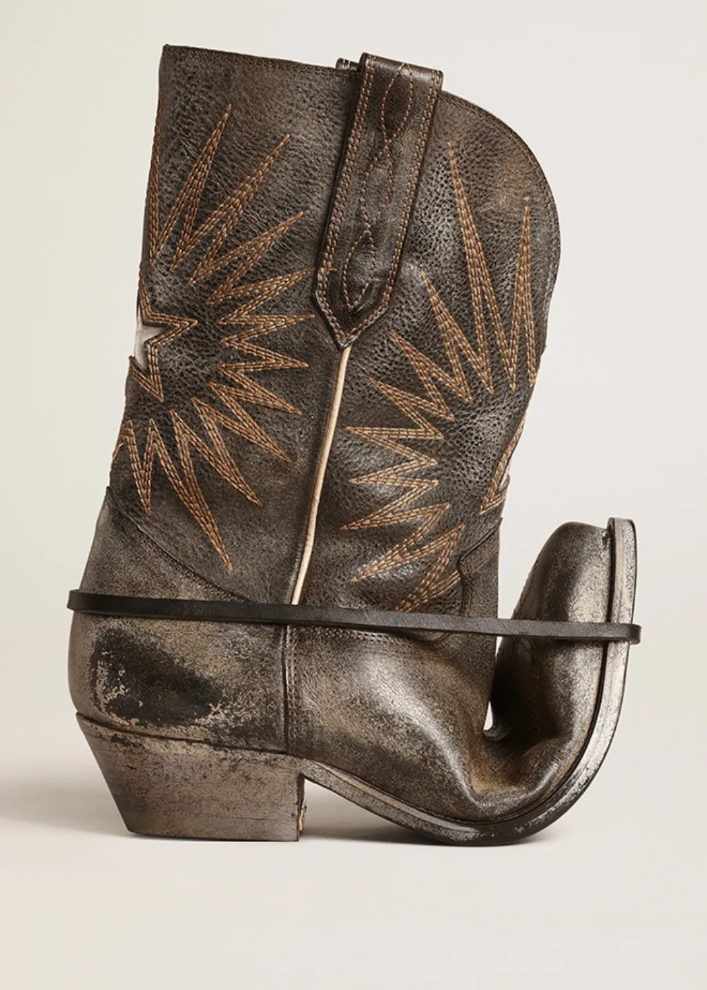 Golden Goose Wish Star Low Boots in Black
