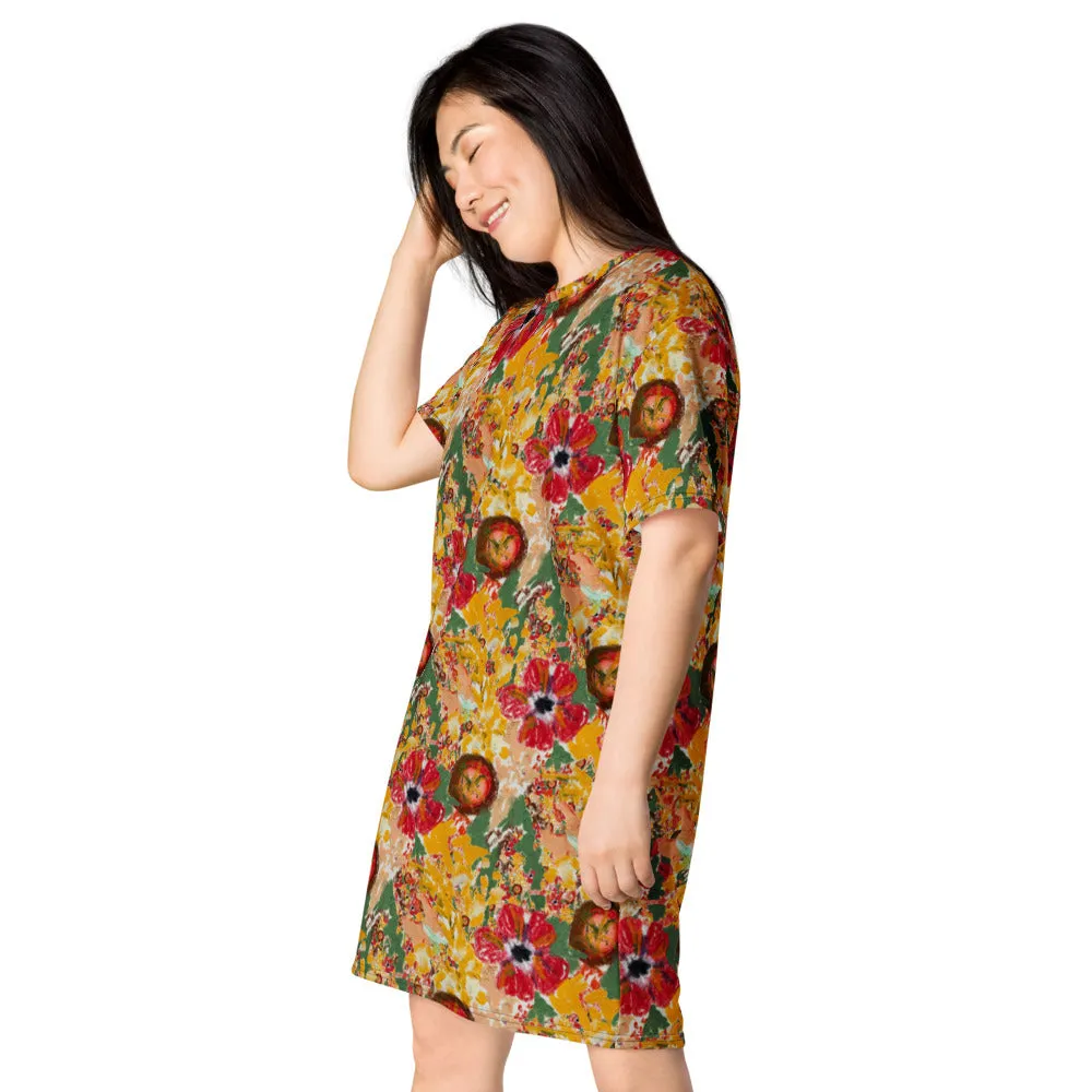 Hawaiian T-shirt dress