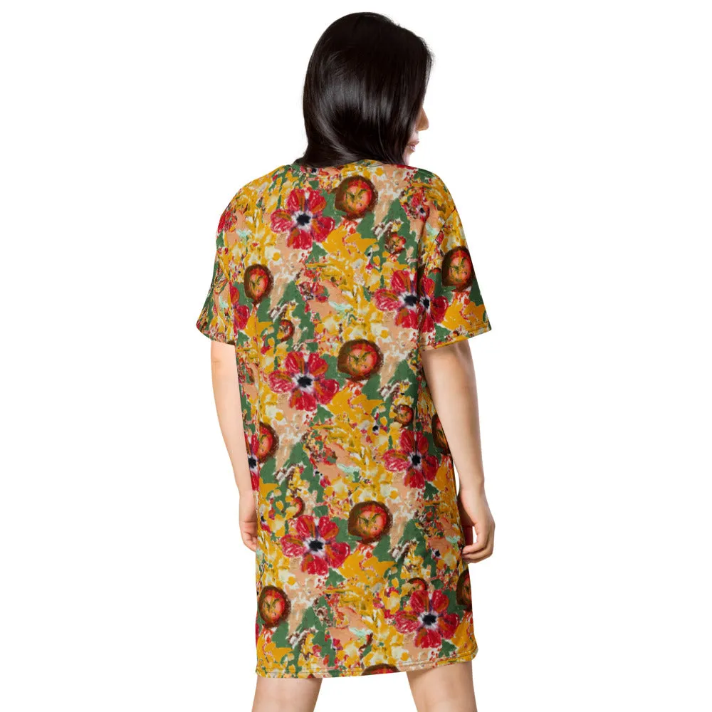 Hawaiian T-shirt dress