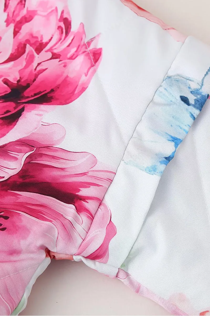 HCR1159 Floral Bomber Jacket Outerwear