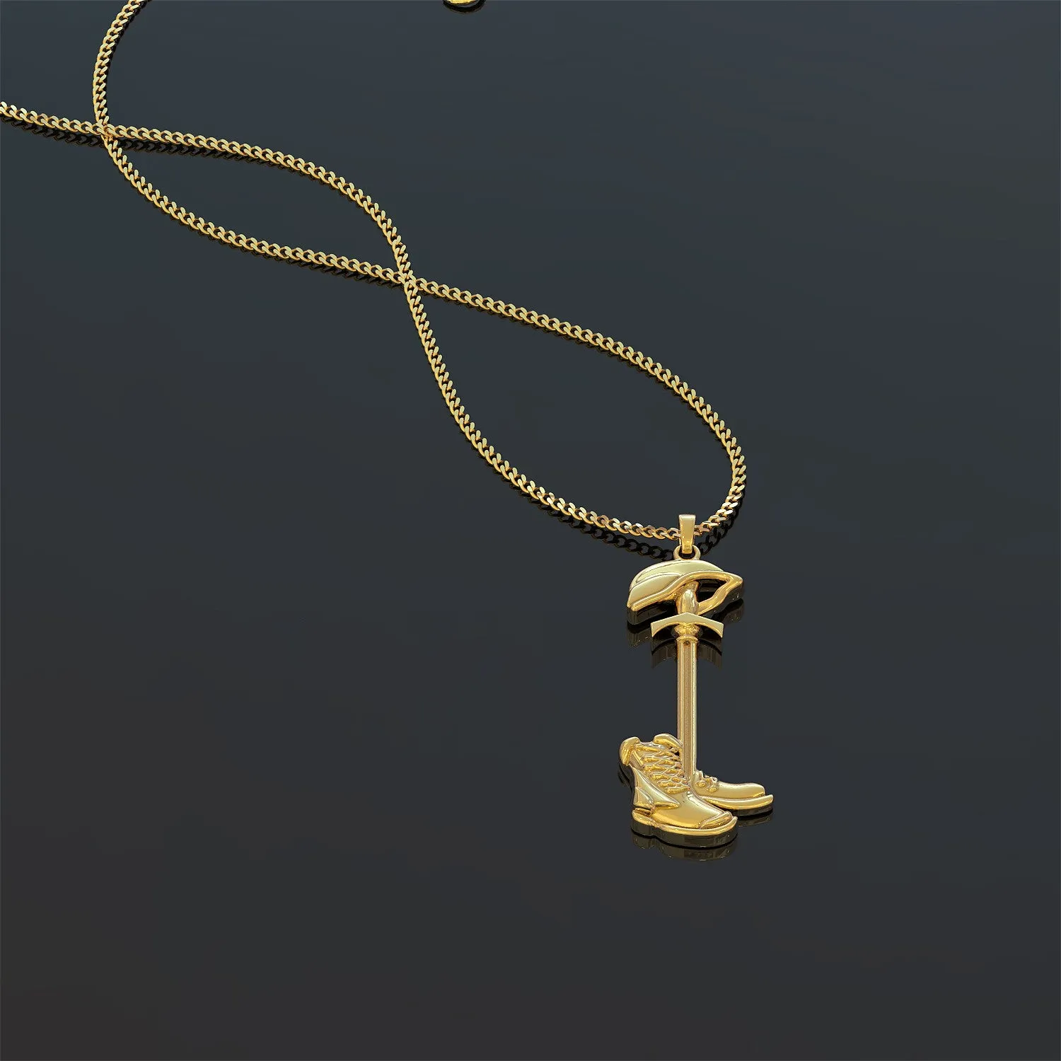 Helmet - Sword - Boots Necklace