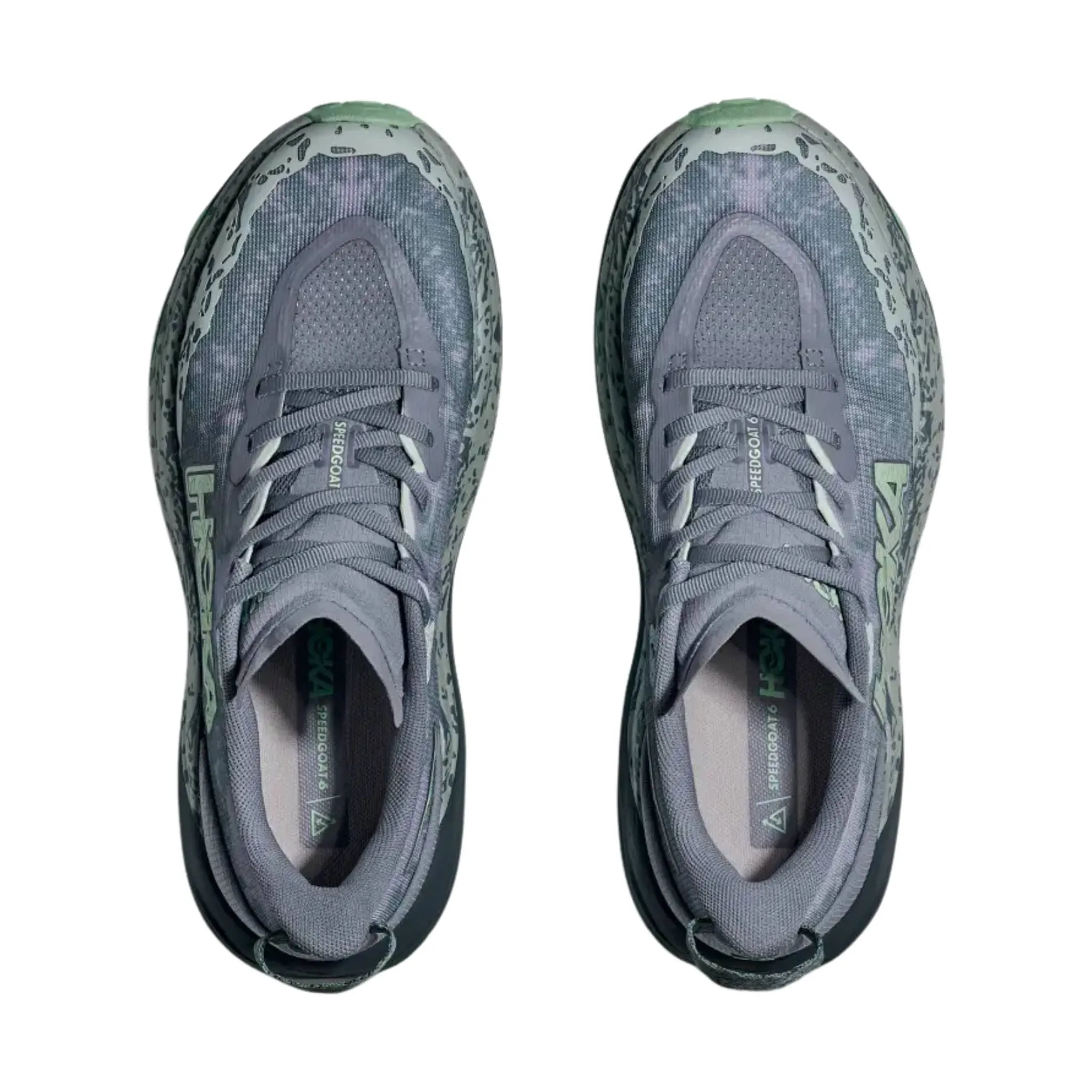 HOKA Women's Speedgoat 6 Trail Running Shoes - Moonlight/ Thunder Cloud