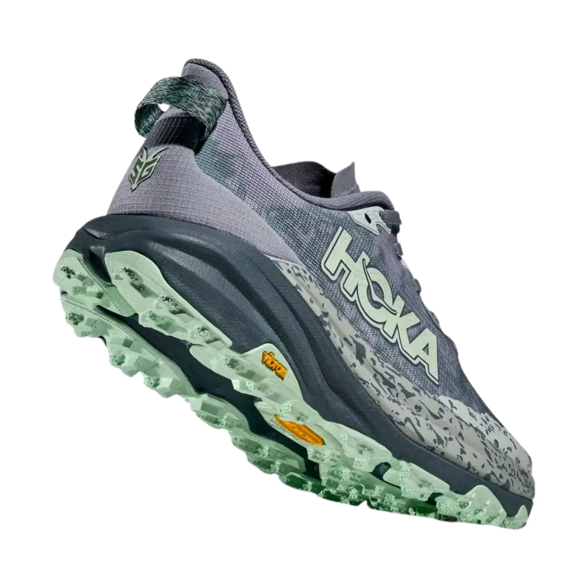 HOKA Women's Speedgoat 6 Trail Running Shoes - Moonlight/ Thunder Cloud