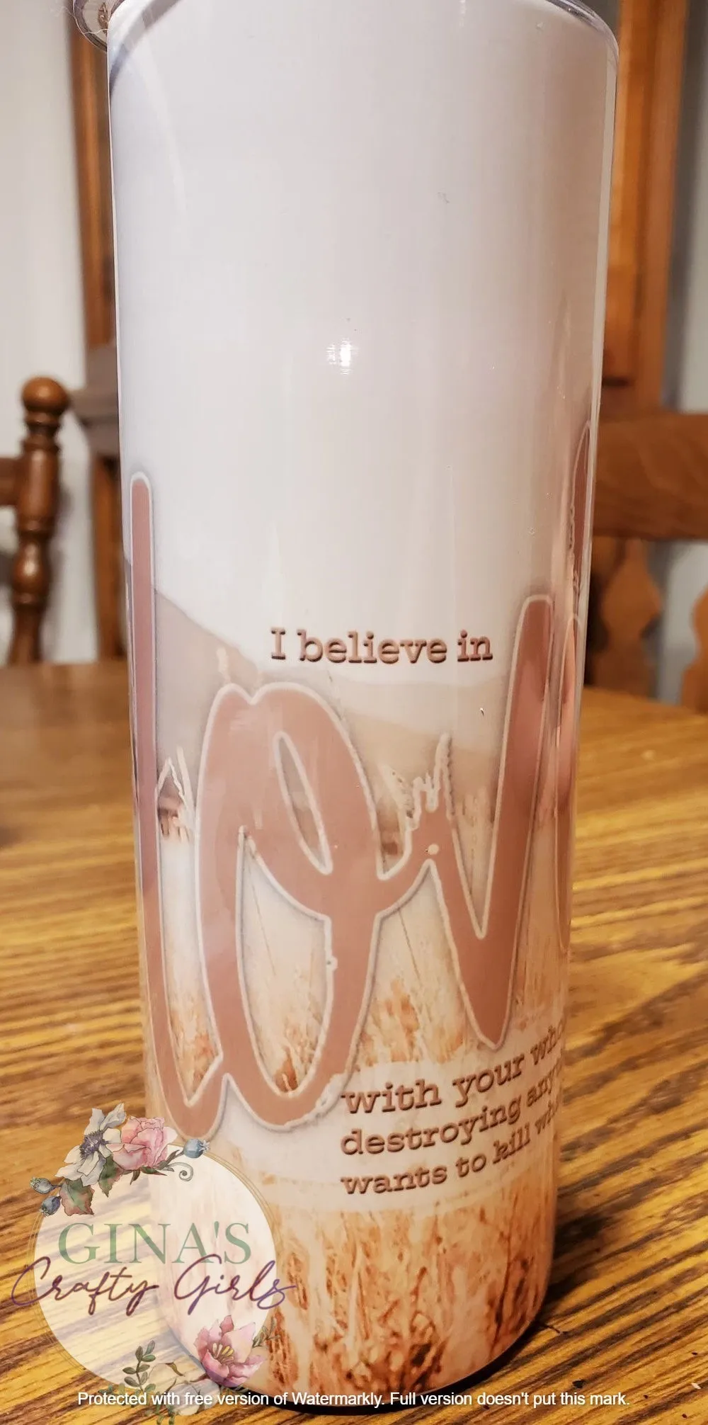 I Believe in Lovin' Beth Dutton Yellowstone Skinny Tumbler