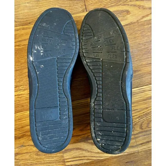 Iron Age Steel‎ Toe Work Safety Black Leather Penny Loafers LM82736 Mens 12W USA