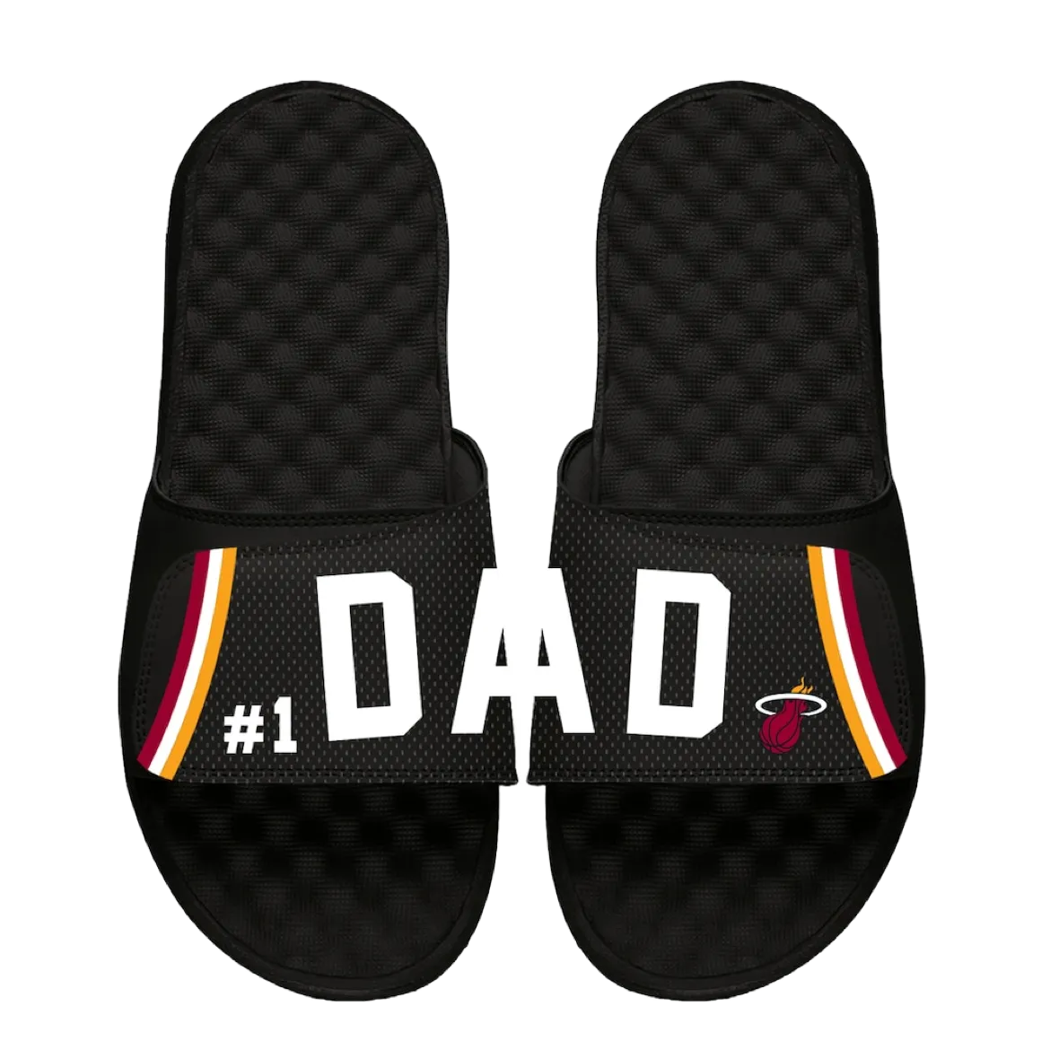 Islide Miami HEAT #1 Dad Sandals