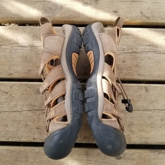 Keen Newport H2 Leather and Polyester Webbed Water Hiking Sandals 8