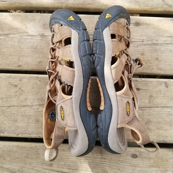 Keen Newport H2 Leather and Polyester Webbed Water Hiking Sandals 8