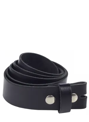 Leather belt Black