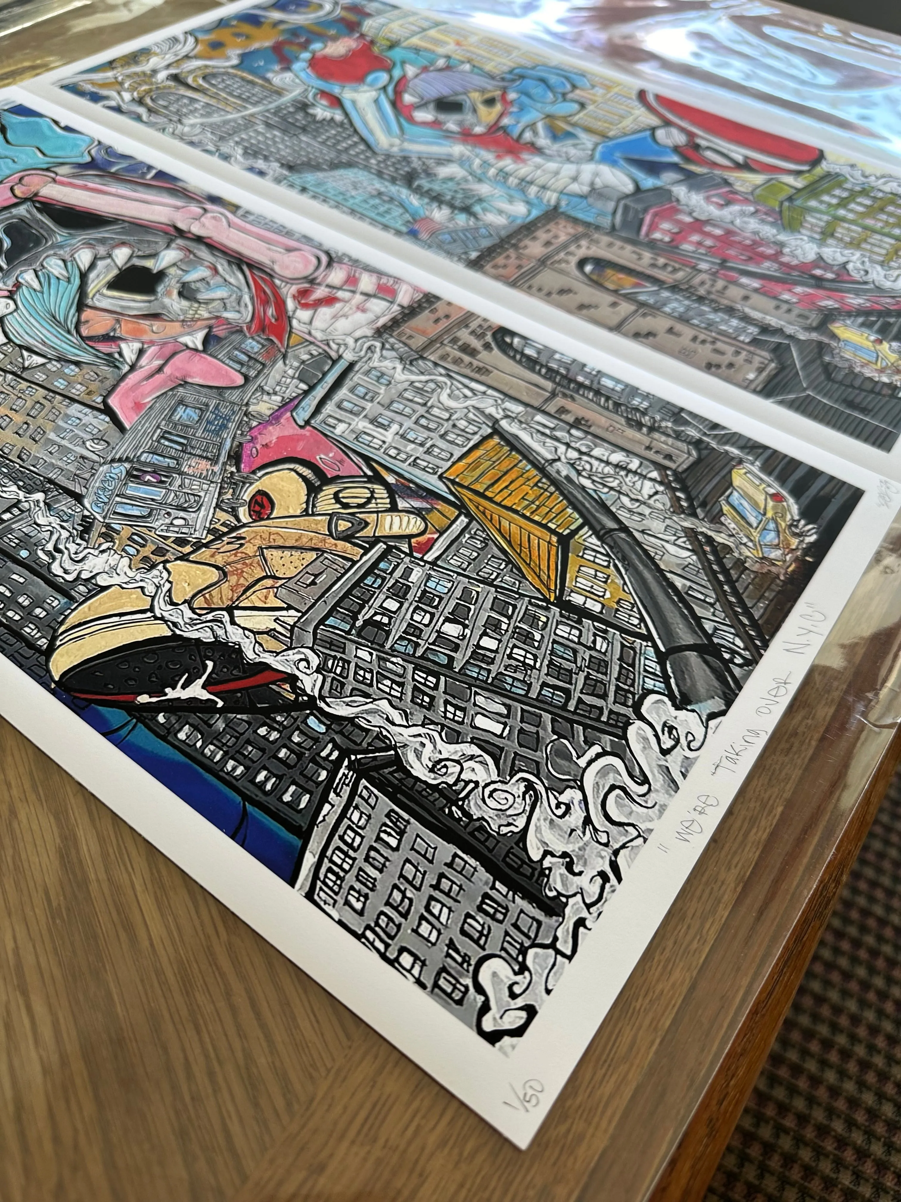 Limited Edition Print: WE’RE TAKING OVER N.Y.C. Fine Art Print Giclee