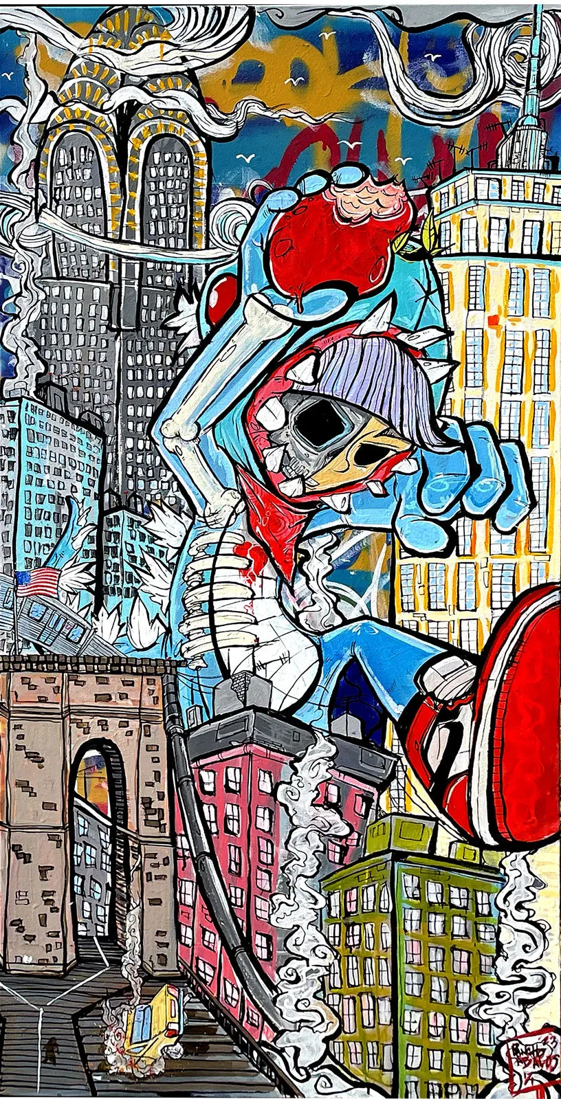 Limited Edition Print: WE’RE TAKING OVER N.Y.C. Fine Art Print Giclee