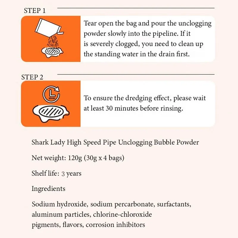 💥LIMITED SALE - Buy 2 Get 1 Free!!🔥Multi-Use Powerful Anti-Clog Drain Cleaner Powder