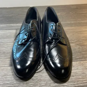 Mario bruni hand made loafers mens 8 (f109)