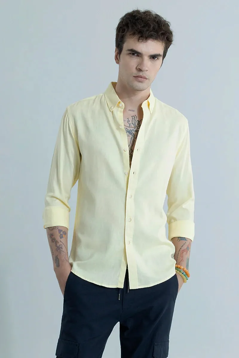 MEN COLLARED CASUAL FORMAL SOLID SHIRT